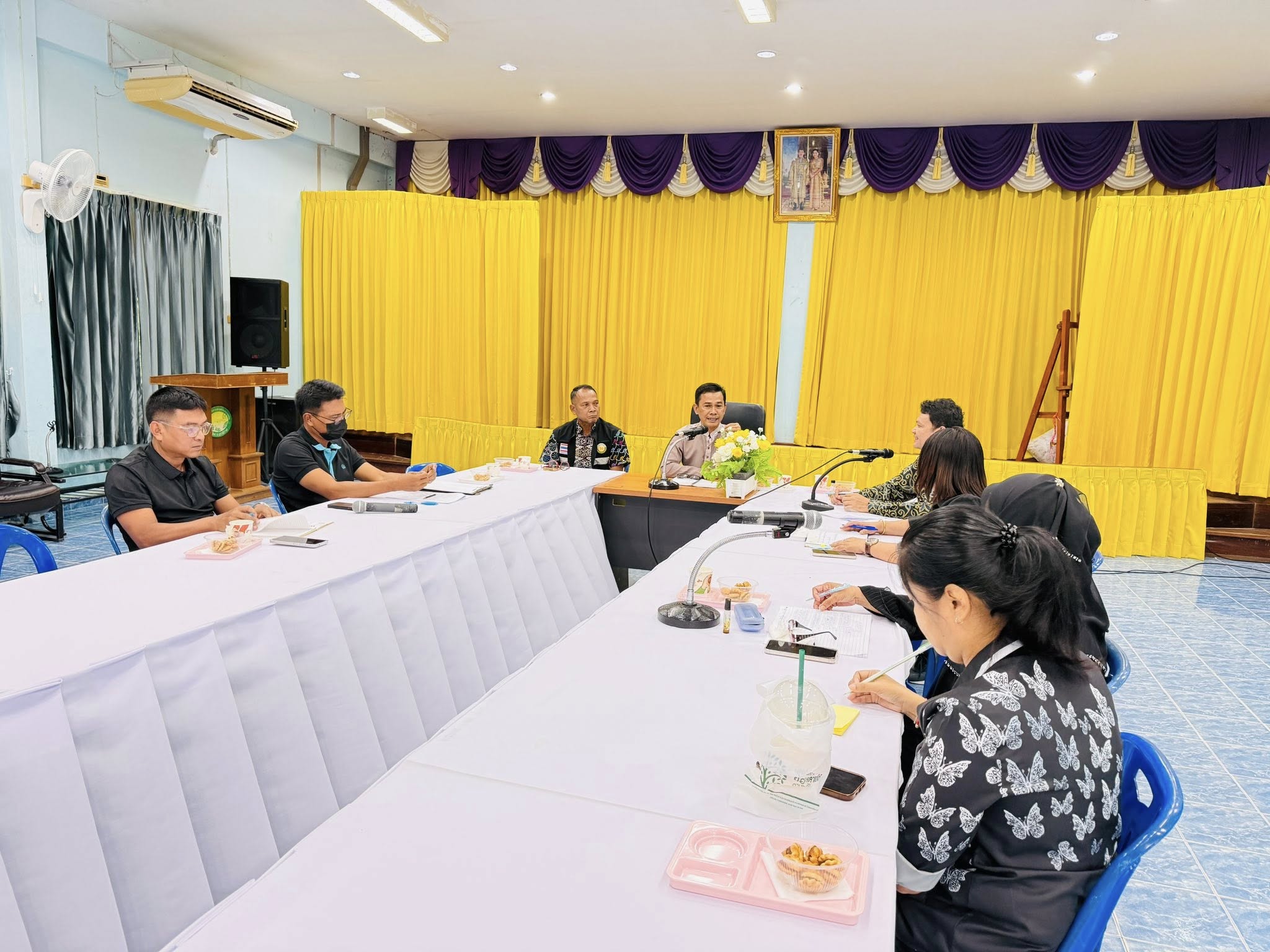 ✨การประชุมหัวหน้าส่วนราชการในสังกัด อบต.บางปอ เพื่อติดตามความคืบหน้าของการปฏิบัติงาน✨